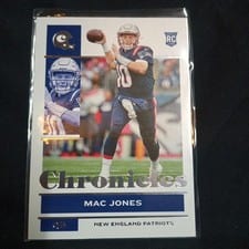 2021 Panini Chronicles Mac Jones #80 card