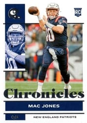 2021 Panini Chronicles Base Set Mac Jones #80 card