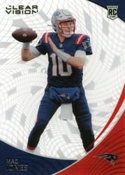 2021 Panini Chronicles Clear Vision Rookies Mac Jones #CVR-12 card
