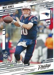 2021 Panini Chronicles Prestige Rookies Update Mac Jones #205 card