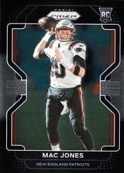 2021 Panini Chronicles Prizm Black Mac Jones #PB-5 card