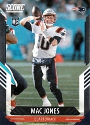 2021 Panini Chronicles Score Update Rookies Mac Jones #405 card