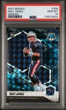 2021 Panini Mosaic Mac Jones Genesis #306 card