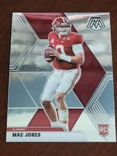2021 Panini Mosaic Draft Picks Mac Jones #1 card