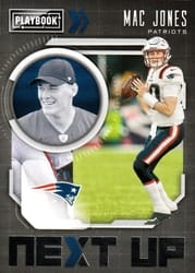 2021 Panini Playbook Next Up Mac Jones #NXT-MJO card