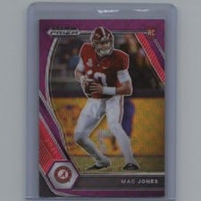 2021 Panini Prizm Draft Picks Mac Jones #104 card