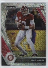 2021 Panini Prizm Draft Picks Mac Jones Mojo Prizm #104 card