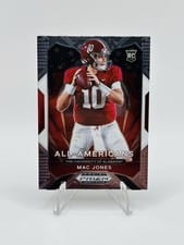 2021 Panini Prizm Draft Picks Mac Jones #183 card