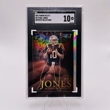 2021 Panini Select Artistic Selections Mac Jones #AS-5 card