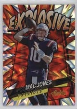 2022 Panini Absolute Explosive Mac Jones #E13 card