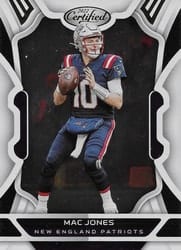 2022 Panini Certified Base Set Mac Jones #67 card