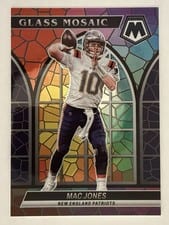 2022 Panini Mosaic Glass Mosaic Mac Jones #GM-6 card