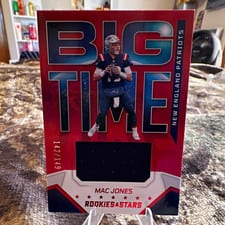 2022 Panini Rookies & Stars Big Time Mac Jones #BT-MJ card