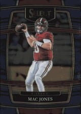 2022 Panini Select Draft Picks Mac Jones #42 card