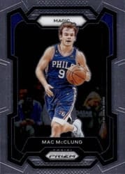 2023-24 Panini Prizm Base Set Mac McClung #258 card