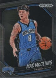 2024-25 Panini Prizm Black Base Set Mac McClung #134 card