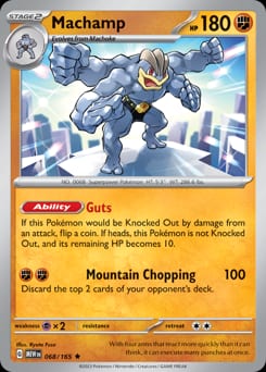 2023 151 Machamp #68 card