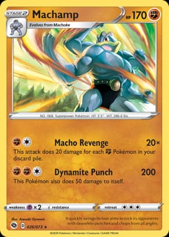 2020 Champion's Path Machamp #26 card