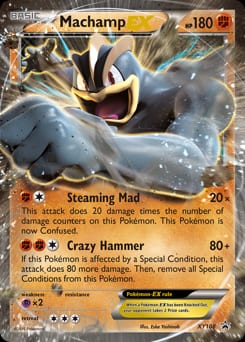 2013 XY Black Star Promos Machamp-EX #XY108 card
