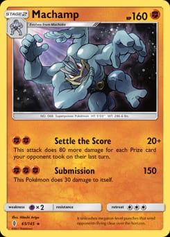 2017 Guardians Rising Machamp #65 card