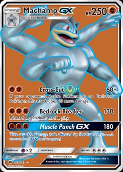 2017 Burning Shadows Machamp-GX #135 card
