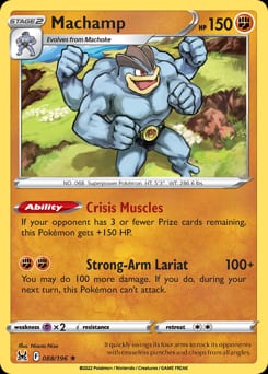 2022 Lost Origin Machamp #88 card