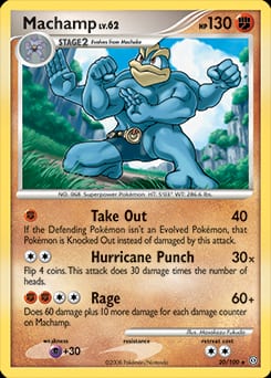 2008 Stormfront Machamp #20 card