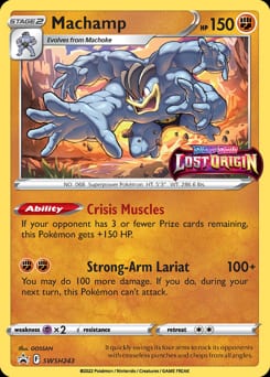 2019 SWSH Black Star Promos Machamp #SWSH243 card