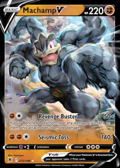 Astral Radiance Machamp V #72 card