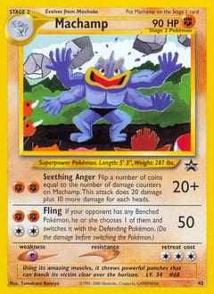 Wizards Black Star Promos Machamp #43 card