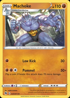 Champion's Path Machoke #25 card