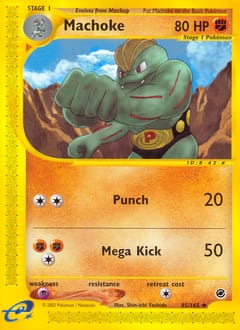2002 Expedition Base Set Machoke #85 card