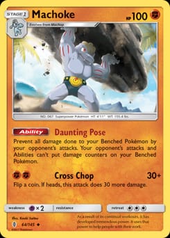2017 Guardians Rising Machoke #64 card