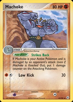 2004 Hidden Legends Machoke #41 card