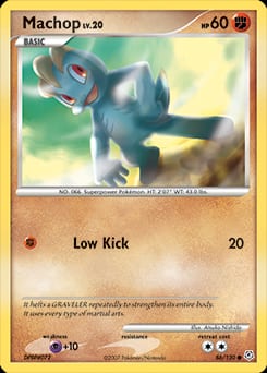 Diamond & Pearl Machop #86 card