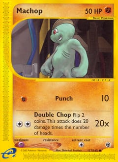 Expedition Base Set Machop #117 card