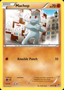 Furious Fists Machop #44 card