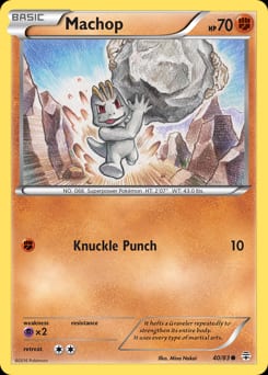 Generations Machop #40 card