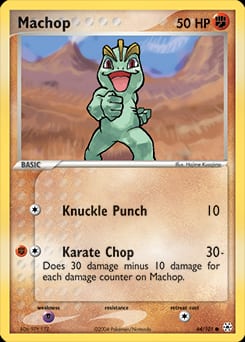 Hidden Legends Machop #64 card