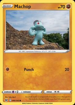 Lost Origin Machop #86 card