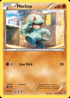 Plasma Blast Machop #47 card