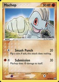 Power Keepers Machop #53 card