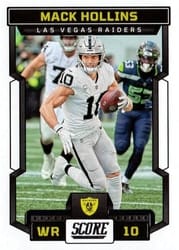 2023 Score Base Set Mack Hollins #141 card