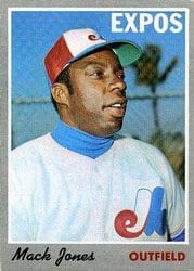 1970 Topps Base Set Mack Jones #38 card