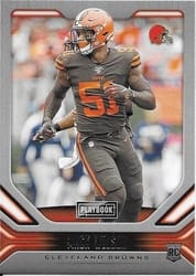 2019 Panini Playbook Base Set Mack Wilson #187 card