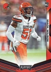 2019 Panini Playoff Base Set Mack Wilson #287 card