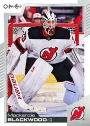 2020-21 O-Pee-Chee Base Set Mackenzie Blackwood #356 card