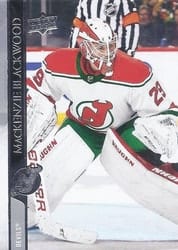 2020-21 Upper Deck Base Set Mackenzie Blackwood #360 card