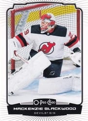 2022-23 O-Pee-Chee Base Set Mackenzie Blackwood #420 card