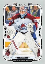 2025-26 O-Pee-Chee Base Set Mackenzie Blackwood #7 card